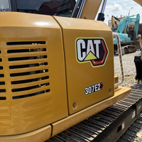 Mükemmel Caterpillar Cat308E2 Ekskavatör 7 Tonluk Kazıcı Hidrolik Başparmaklı İkinci El Ekskavatör Kullanılmış Japon Mini Ekskavatör Cat308