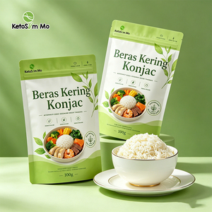 Riso Konjac Shirataki Senza Zucchero per Perdita di Peso, Fornitore Cinese, Riso Konjac Secco Senza Glutine, Sapore Puro Personalizzabile - Product Image 1