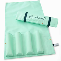 Sac de rangement pliable et portable en nylon imperméable pour 4 joueurs de Mahjong américain, avec compartiments et supports en acier inoxydable – Vente en gros
