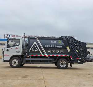 Camion à ordures compacteur pour le transport des déchets urbains domestiques de 6 m³, véhicule 4x2, 136 CV, camion à ordures compacté - Product Image 2