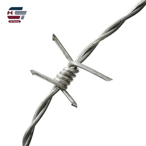 Pabrik langsung murah dilapisi PVC galvanis celup kawat baja tahan karat berduri - Product Image 4