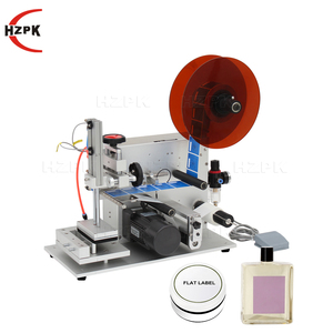 Semi Automatic Manual Table Top High Speed Barcode Adhesive Plastic <b>Flat</b> <b>Box</b> Cans Bottle Sticker Bottle Labeler Labeling Machine - Product Image 1