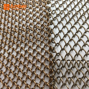 Voilage en maille métallique dorée, rideau en acier flexible, tissu en fil métallique pour toile de fond de scène de <span class=keywords><strong>mariage</strong></span> ou de fête - Product Image 4