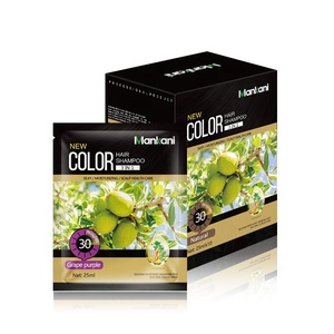 OEM 10 pièces de shampooing de <span class=keywords><strong>coloration</strong></span> pour cheveux brun noir naturel shampooing de teinture pour cheveux longue durée de marque privée - Product Image 4