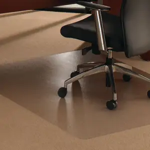 Tapis de chaise en PVC protecteur de sol multifonctionnel Transparent pour bureau à domicile