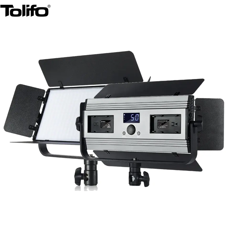 Tolifo GK-40B PRO 40 Вт Питание от аккумулятора дистанционного управления Встроенный литий-диффузор Светодиодная лампа для фото и видео съемки освещения