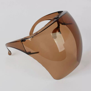 Pelindung plastik bening keselamatan pelindung wajah transparan serbaguna olahraga Anti debu industri pelindung wajah masker wajah penuh - Product Image 2