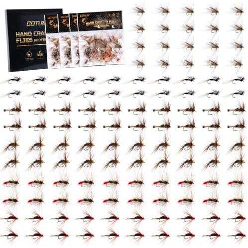 D2:120pcs Flies(6 Types)