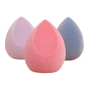 Luma Amazo N Top Seller Kosmetik Kumpulan Spons Kecantikan Lapisan Ganda Fuzzy Velvet Microfiber Makeup Blender