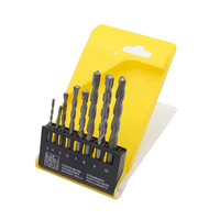 Jeu de 8 forets HSS et à maçonnerie finition blanche, accessoires pour outils électriques, perçage du métal