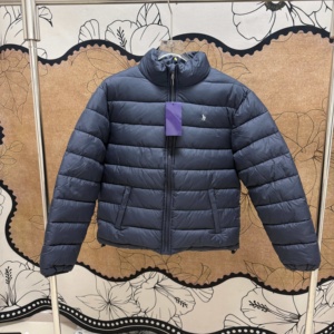 Unisex Zip Up Cotton Padding <b>Coat</b> Small Embroidery Stand Collar Lightweight Winter Outerwear Multi Colors - Product Image 2