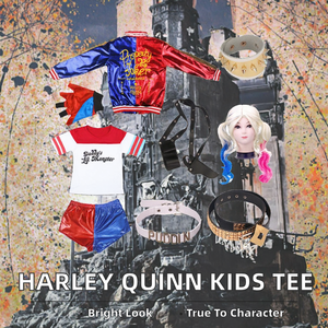 Disfraz <span class=keywords><strong>de</strong></span> Harley Quinn <span class=keywords><strong>de</strong></span> Suicide Squad para Niñas, Disfraz <span class=keywords><strong>de</strong></span> Monstruo con Bordado para TV y Cine, Halloween - Product Image 2