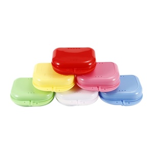 Colorful Eco-friendly Orthodontic Dental Denture <b>Bath</b> Box Mirror Home Use Multi-purpose Teeth Whitening Accessories Denture Bur - Product Image 4