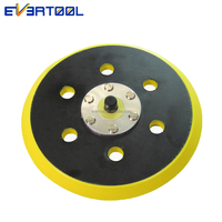 EVERTOOL Plaque de ponçage de rechange auto-agrippante pour outil pneumatique, 6 pouces, support en PU, 5/16-24, idéale pour le ponçage de profilés