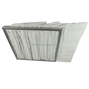 Trung bình hiệu quả Bộ lọc không khí sáu túi mới túi lọc khách sạn nhà máy sản xuất HVAC ngành công nghiệp có tính năng HEPA túi lọc - Product Image 2