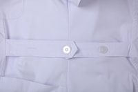 Uniformes d'hôpital col de juge blouse chirurgicale blanche infirmière médecin tablier confortable respirant blouse de laboratoire blanche