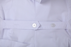 Uniformes de Hospital, Bata Quirúrgica Blanca con Cuello de Juez, Delantal para Enfermera y Doctor, Bata de Laboratorio Blanca Cómoda y Transpirable - Product Image 6