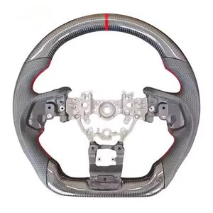 Volante de Fibra de Carbono para <span class=keywords><strong>Subaru</strong></span> Forester <span class=keywords><strong>Impreza</strong></span> 2020 2021 2022 2023 <span class=keywords><strong>2024</strong></span>, Volante de Carreras de Cuero Perforado - Product Image 1
