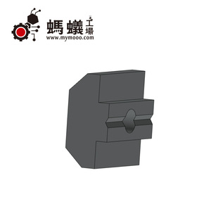 Écrou coulissant Ant FactorySlider M4 à M24, tête hexagonale métrique, zingué, longueur 35 mm, hauteur 10 mm, pour applications sur mesure - Product Image 2