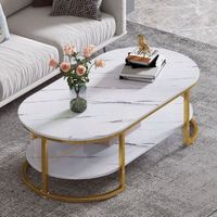 Table basse moderne à finition brillante