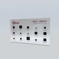 Support d'affichage personnalisé en acrylique transparent avec puce IC semi-conductrice intégrée pour l'exposition d'échantillons électroniques