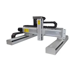 หุ่นยนต์สกรูบอลเสียงรบกวนต่ำความเร็วสูง3แกน Xyz Linear Stage Cnc Gantry