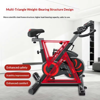 Vélo de spinning magnétique silencieux en acier inoxydable, capacité maximale 120 kg, écran LCD, équipement de fitness pour la maison, écologique
