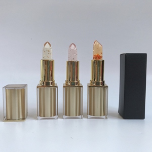 Baru lipstik <span class=keywords><strong>Lip</strong></span> <span class=keywords><strong>Gloss</strong></span> pelembab warna berubah suhu emas lipstik organik Vegan Label pribadi tahan lama - Product Image 1