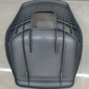 <b>Plastic</b> Chair Shell For School Chair Stackable Metal Frame Child Size Grey 24-047 - Product Image 4