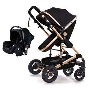 Poussette bébé en métal haute performance, siège réversible et inclinable, légère, pliable, amortissante, pour enfants de 0 à 6 mois - Product Image 1