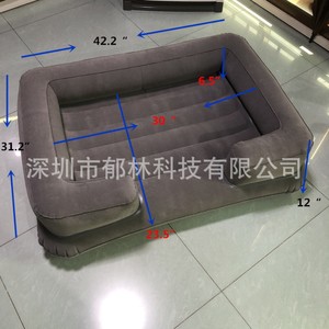 Cama para Mascotas Resistente al Agua, Rectangular, Relleno de Fibra, Material de PVC, Impermeable, para Perros y Gatos, para Incontinencia y Accidentes - Product Image 2