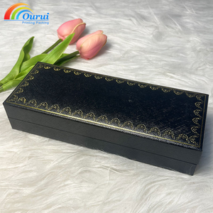 Luxury Rigid Paper Gift <b>Box</b> Custom Brand <b>Pen</b> Packaging <b>Box</b> Ribbon Lined Cardboard <b>Box</b> for Business Promotion - Product Image 2