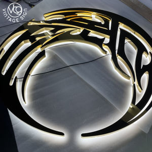 ป้ายไฟ LED ภายในอาคาร ตัวอักษรอะคริลิค ป้ายหน้าร้าน ป้าย 3 มิติ แบบมีไฟส่องด้านหลัง คุณภาพสูง - Product Image 1