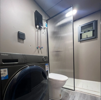 Maison conteneur préfabriquée mobile et extensible en structure acier, nouvelle conception, prête à l'emploi, norme australienne, 20 pieds 40 pieds, 2-5 chambres, hôtel