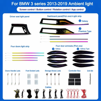 Kit de garniture de tableau de bord avec écran couleur 64 couleurs et contrôle par application, style Galaxy Phantom, pour BMW Série 3 Série 4 F30 F32 LHD RHD