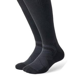 High Compression <b>Socks</b> Breathable Knitted Solid Black <b>Running</b> <b>Socks</b> for Adults Anti-Slip Breathable Durable Compression <b>Socks</b> - Product Image 5