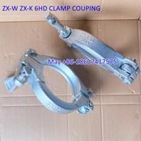 Putzmeister Clamp Coupling ZX-K 6HD Type de boulon pour coude de tuyau de pompe à béton PM ZX150