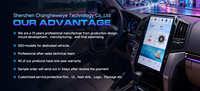 Écran tactile portable sans fil Carplay, navigation GPS, lecteur multimédia vidéo Android 9 pouces pour voiture, lecteur DVD de voiture Android