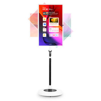 Écran mobile intelligent OEM avec fonction Follow-Me, contrôle gestuel, écran tactile, rotation automatique pour salon moderne
