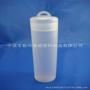 Cubo de plástico para envasado de productos químicos diarios con tapa y asa, capacidad de 1000 ml - Product Image 1