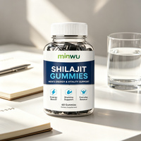 Gummies Nootropiques Cognitifs au Shilajit de l'Himalaya pour Adultes : Concentration, Mémoire, Clarté Mentale, Soutien Cérébral, Antioxydant