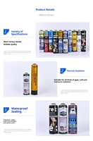 Échantillon Gratuit Agent Moussant Expansif en Mousse de Polyuréthane Agent de Remplissage pour Utilisation en Construction Vente Directe d'Usine OEM Chine (Shanghai)