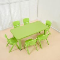 幼儿园家具，儿童塑料桌椅创意，教育，鼓励互动学习