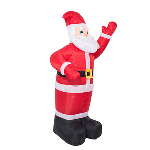 Imperméable Gonflable Père Noël Décoration De Jardin En Plein Air Décoration De Vacances Ameublement Père Noël <span class=keywords><strong>Film</strong></span> D'air Lumineux - Product Image 2