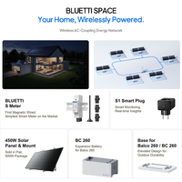 Sistem Surya Balkon All in One 5kWh 3680W Output Cadangan 800W 3680W Daya Dapat Diatur untuk Manajemen Energi Rumah yang Fleksibel