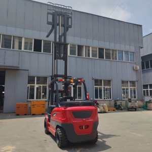 Di alta qualità 5t pesante carrello elevatore elettrico con stazione completa di guida Stacker a terra buoi carrello elevatore in vendita - Product Image 4