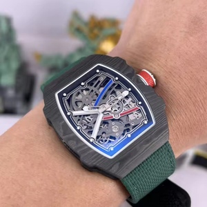 RM67-02 Luxury <b>Skeleton</b> <b>Automatic</b> Mechanical Men's Sports <b>Watch</b>, Carbon Fiber Case, Nylon Strap, Ultra-Thin 7.8mm - Product Image 6