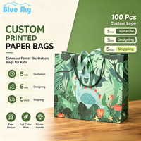 Sacs shopping en papier personnalisés OEM/ODM avec nœud papillon pour vêtements, bijoux, cadeaux, emballage en papier, sac fourre-tout, vente en gros