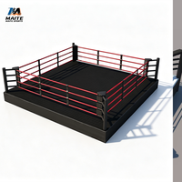 Ring de boxe à hauteur personnalisable, antidérapant, taille sur mesure disponible pour les clubs de fitness, les sports de combat, les tournois amateurs