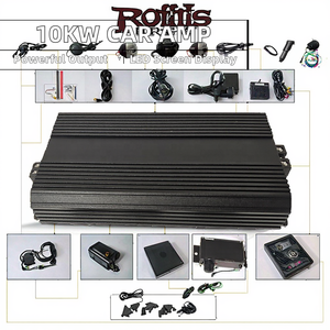 Amplificateur de voiture de Style brésilien panneau amélioré 10000Wrms <span class=keywords><strong>classe</strong></span> <span class=keywords><strong>D</strong></span> monobloc numérique télécommande affichage numérique Radio HD - Product Image 2